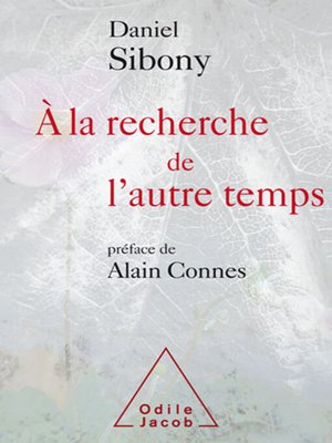 cover image of À la recherche de l'autre temps